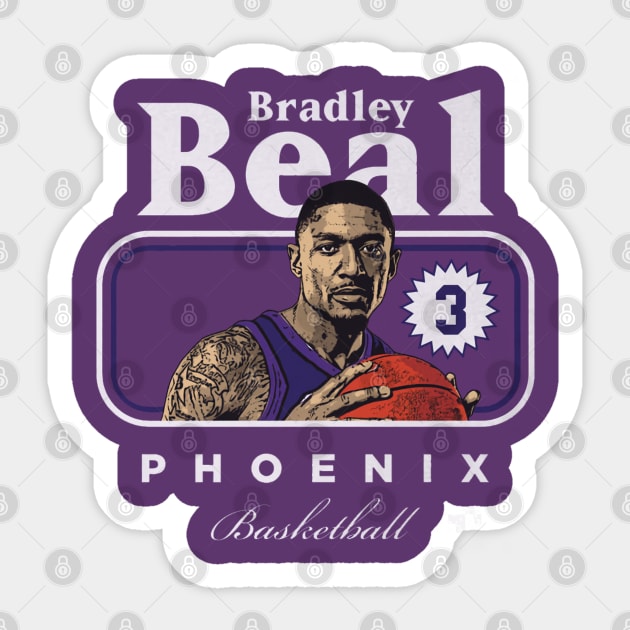 Bradley Beal Phoenix Cover Sticker by ClarityMacaws